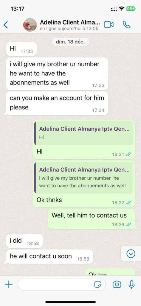 Support conversation screenshot 5